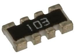 Drabinka rezystorowa 4x10R - 1206