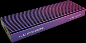 LC-M2-C-MULTI-4 External M.2 SATA/NVMe SSD case, aluminium, USB 3.1