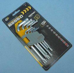 KLUCZE TORX KĄTOWE ZEST. 9szt T-10-&gt;T-50