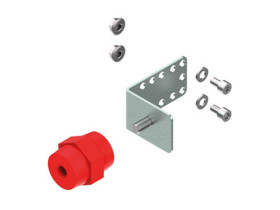 Wspornik z izolatorem INS do 1 szyny prądowej montowanej w poziomie na wspornikach WP-T LG-T-INH1-A 001341851 ETI