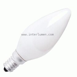 Soft E14 B35 25W biała ANS 230V Żarówka ANS-lighting Florist Candle 25W E14 C35