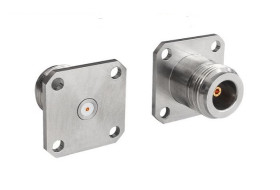 Złącze koncentryczne Montaż na kołnierzu Męski typ złącza Złącze koncentryczne w okrągłej obudowie Podnośnik