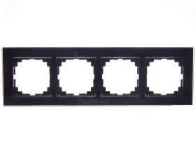 Sentia Ramka poczwórna czarna 1474-61