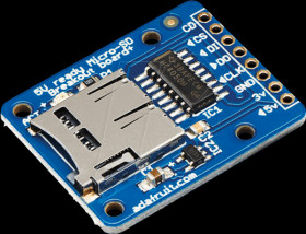 254 Development boards - Breakout-Board for MicroSD-Cards