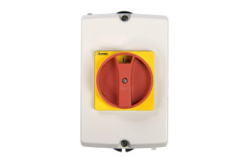 Obudowa do rozłączników GA016A-GA040A pokrętło czerwono-żółte IP65 GAZ1