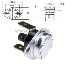 Wyłącznik termiczny 95°C bimetal NC 10A ( reset)