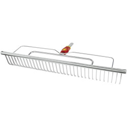 WOLF-Garten 71AAA034650 Multi-Star Lawn Rake 58cm Snap &amp; Click System