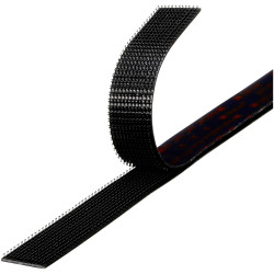 3M 7100279614 Dual Lock SJ3552CF Hook &amp; Loop Tape 1m x 25mm Black Sold per metre
