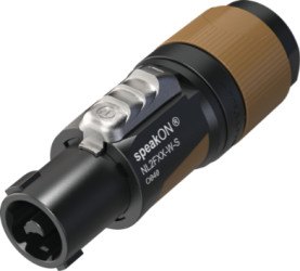 Loudspeaker plug 2-pole, NL2FXX-W-S