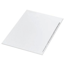 Strona oznaczeń A4 Z 488 znakami, 15x4mm biała NSYTRABCP1 /10 szt./