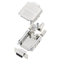 Encitech 6355-0014-11 D-Sub Receptacle set 15-pin Solder Bucket