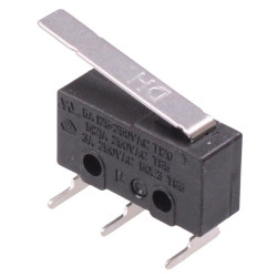 22mm Lever Horizontal PCB V4 Miniature Microswitch SPDT 5A
