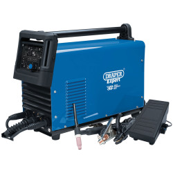 Draper Expert 70052 High Frequency AC/DC TIG/MMA Aluminium Welder Dti, 200A