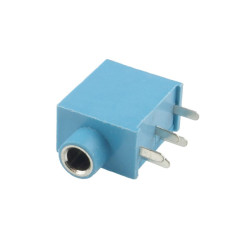 Złącze audio jack stereo PJ215 BLUE 3.5 mm