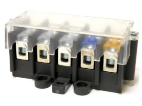 Listwa zaciskowa DTS 5x16 - Czarna