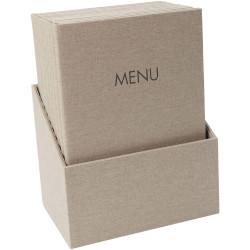 Sigel SM208 Menu folder 10 pcs Durable professional menus