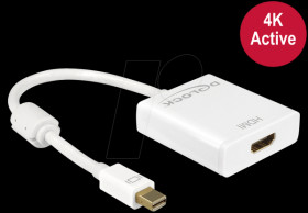 62612 Mini DisplayPort 1.2 plug &gt; HDMI socket, white