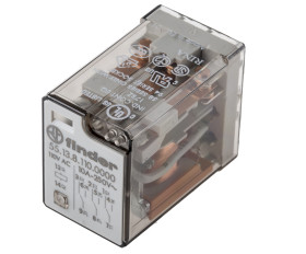 Przekaźnik mocy 110V ac 3PDT Finder 1.5W, montaż PCB 4000Ω Otwór przezierny