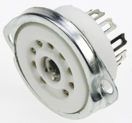 Podstawka lamp elektronowych, montowana w obudowie B9A