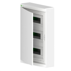 Rozdzielnica modułowa Elegant 3x12 natynkowa IP40 N+PE drzwi białe 2445-00