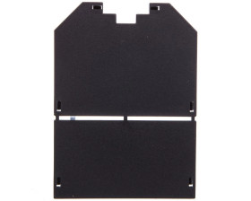 Zaślepka montażowa puszki podłogowej 76x104mm czarna UT34 P0 7408745 /10szt./