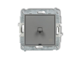 MINI Wyłącznik krzyżowy w stylu amerykańskim szary mat 27MWPUS-6 KARLIK