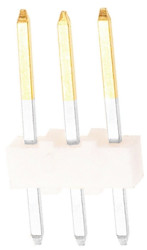 Złącze szpilkowe 3-pinowe raster: 2.54mm -rzędowe Molex Przewlekany 4.0A 250.0 V.