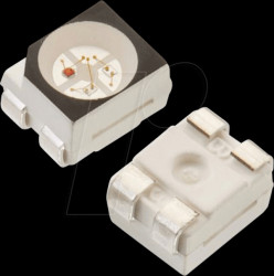 150141M173100 RGB-LED, SMD 3528, red, green, blue, 270/950/230 mcd, 120°