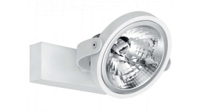 Kinkiet Ścienny Romeo Do Industrialnych Wnętrz Biały Na G9 Lp-2113/1W Light...