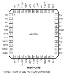 VRM 9.0, Dual-Phase, Parallelable, Average Current-Mode Controller