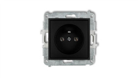 Icon Mechanizm Gniazda Pojedynczego Z Uziemieniem 2P+Z (Bez Przesłon Torów...