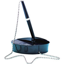 STYLO SUR SOCLE NOIR