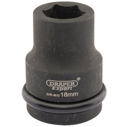 Draper Expert 04999 Expert 18mm 3/4&quot; Square Drive Hi-Torq&#xAE; 6 Point Impact Socket