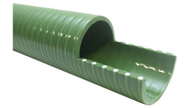 Rura gumowa średnica wew 51.6mm średnica zew 60.9mm PVC Zielony długość 30m