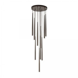Lampa wisząca PIANO z kaskadowo zawieszonymi brązowymi kloszami 10110 TK Lighting