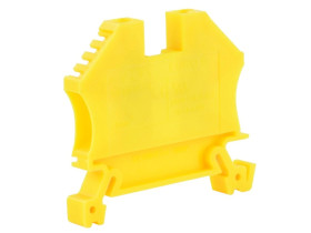 Złączka na szynę TH35 6mm2 żółta