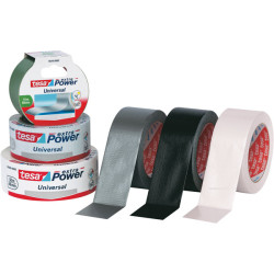 tesa&#xAE; 56388 Extra Power Universal Fabric Tape - Black - 50mm x 25m