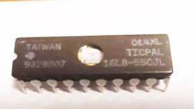 TICPAL16L8 PAL chip