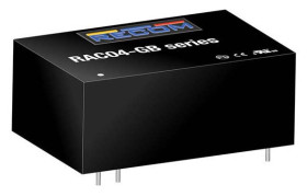 Zasilacz impulsowy nap. wyjściowe: 24V dc 4W 170mA 1 wyjście nap. wejściowe: 305 V ac, 430 V dc Do montażu na płytce
