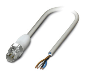 Przewód czujnik-siłownik ze złączem Złącze M12 liczba rdzeni 4 długość 3m Rodzaj A Męskie