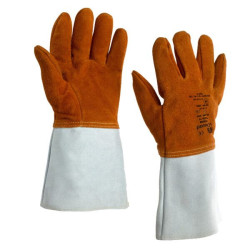 Rękawice robocze rozmiar: 10 materiał: Skóra zastosowanie: Abrasion Resistant, Cut Resistant, Puncture Resistant, Tear