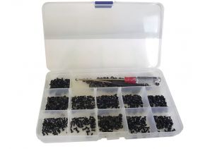 Zestaw śrub i nakrętek stożkowych M2 M2,5 M3 550szt.