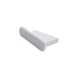 Hager KZN021 End Cap Plastic White 1 piece Suitable for 1-pin phase rail