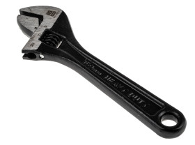 Klucz nastawny angielski RS PRO Klucz nastawny dł. 152,4 mm rozstaw: 20mm Stal chromowo-wanadowa Metal