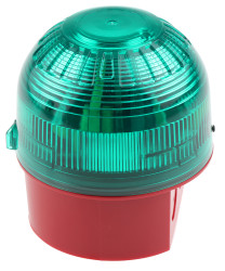 Sygnalizator 10 → 60 V dc Zielony Montaż na podstawie Ksenon