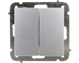 Sentia Łącznik świecznikowy 10A srebrny połysk 1411-56