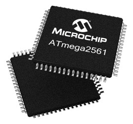 Mikrokontroler Microchip ATmega TQFP 64-pinowy Montaż powierzchniowy AVR 256 kB 8bit CAN: 16MHz RAM:8 kB Ethernet: