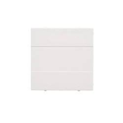 Simon 55 Zaślepka ramki bez mostka – mocowanie tylko na zatrzask do ramki Biały mat TP/111