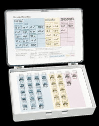 SMD-CL10 Ceramic Capacitor Assortment, 0603, 30 values, 10 pcs/value