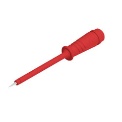 Sonda probiercza 98mm ostra końcówka, gniazdo 4mm, czerwona